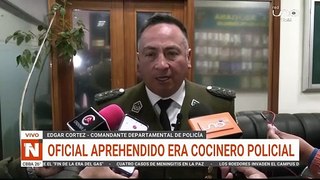 Policia con droga era cocinero