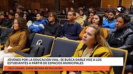 Jóvenes por la educación vial Se busca darle voz a los estudiantes a partir de espacios municipales