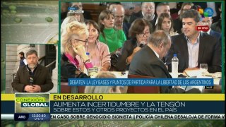 Senado argentino continúa debate sobre la Ley de Bases