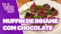 Receita saudável de MUFFIN de INHAME com CHOCOLATE - Você Bonita (16/05/2024)