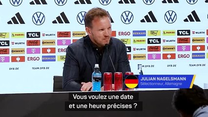 Allemagne - Nagelsmann : "Goretzka et Hummels sont très déçus"