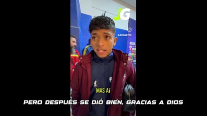 ¡Declaraciones de "Tuti" Andrade luego de hacer el gol del empate ante Boca en la Bombonera!