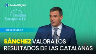 Pedro Sánchez ha valorado por primera vez los resultados de las catalanas
