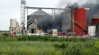 Kırklareli’nde atık yağ fabrikasında yangın
