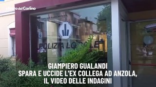 Giampiero Gualandi spara e uccide l'ex collega ad Anzola, il video delle indagini