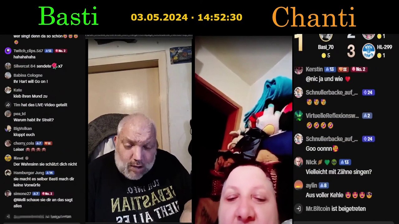 Basti wieder am provozieren 03.05.2024