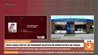 UFCG lança edital de Processo Seletivo de Expectativa de Vagas remanescentes para o Período 2024.1