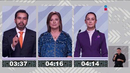 "Cuando se saca el tema los expresidentes dice que a ella no la mandan": Máynez a Xóchitl