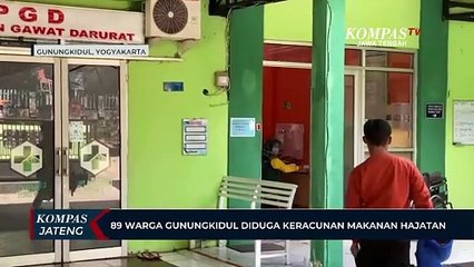 89 Warga Gunungkidul Diduga Keracunan Makanan Hajatan