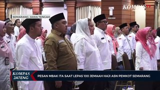 Pesan Mbak Ita saat Lepas 100 Jemaah Haji ASN Pemkot Semarang