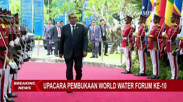 Pembukaan WWF ke-10 di Bali, Presiden Jokowi Sambut Kedatangan Kepala Negara, Delegasi dan Menteri