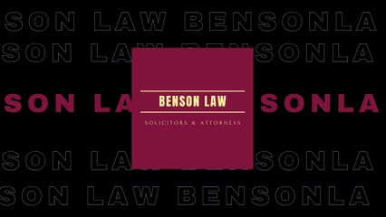 Benson Law - Boutique Legal Excellence in Sydney's Inner West