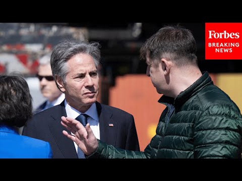 Sec. Antony Blinken Visits Ukrainian Agricultural Logistics And Shipping Partner