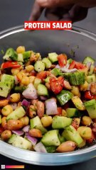 Protein salad recipe #protein #salad #gym #workout #food #fitness #helthyfood
