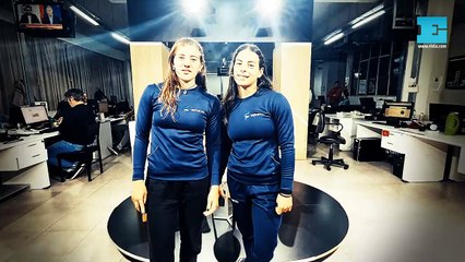 Olivia Pacheco y Lucía Flores García, palistas platenses