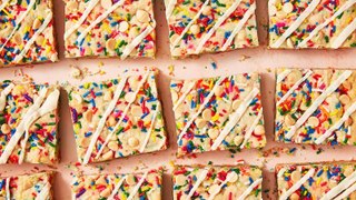 We'll Take These Blondies Over Birthday Cake Any Day Of The Week