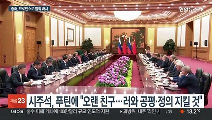 시진핑 "우크라전 정치적 해결에 동의…"푸틴 "아태에 새 안보구조"