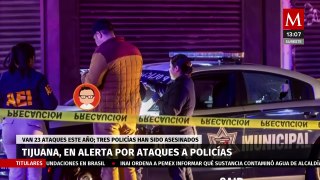 En Tijuana, policías activan alerta debido a ataques y el asesinato de 3 elementos