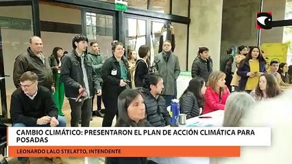 Cambio climático: presentaron el plan de acción climática para Posadas