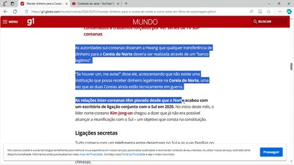 'Mandar dinheiro para a Coreia do Norte é como estar em filme de espionagem'
