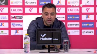 Rueda de prensa completa de Xavi Hernández en el UD Almería vs. FC Barcelona