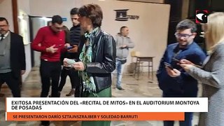 Exitosa Presentación del «Recital de Mitos» en el Auditorium Montoya de Posadas