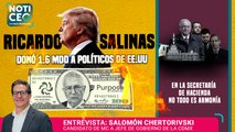 Ricardo Salinas Pliego donó miles de dólares a políticos de EU / División en la Secretaría de Hacienda
