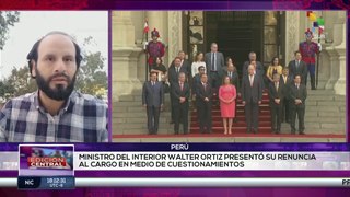 Ministro del interior Walter Ortiz renuncia al cargo en Perú