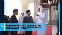 MENHAN PRABOWO, MENEMUI AMIR QATAR, YANG MULIA SHEIKH TAMIM BIN HAMAD AL THANI