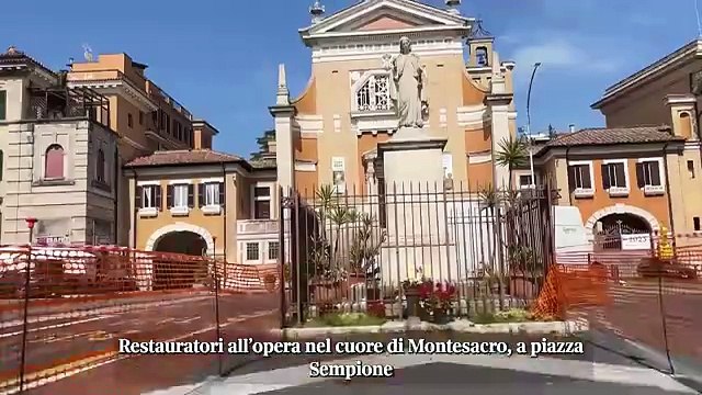 Roma: partito il restauro della statua della Madonnina di piazza Sempione (che il Municipio voleva spostare)