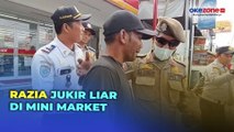 Petugas Gabungan Kembali Menggelar Razia Jukir Liar di Mini Market
