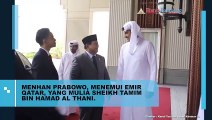 Menhan Prabowo, Menemui Emir Qatar, Yang Mulia Sheikh Tamim Bin Hamad Al Thani