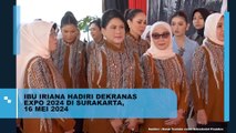 Ibu Iriana Hadiri Dekranas Expo 2024 di Surakarta