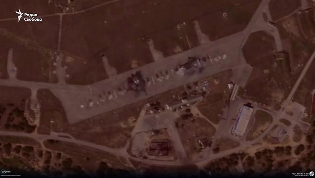 Появились спутниковые снимки после удара по российскому аэродрому «Бельбек»