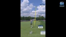 Scottie Scheffler scores an incredible 167-yard eagle at the Professional Golfers' Association of America Championship in Kentucky after just becoming a father.