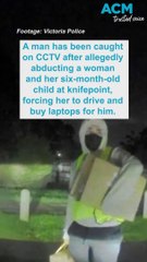Mother, daughter abducted at knifepoint, forced to buy laptops
