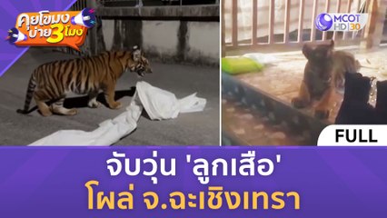 [คลิปเต็ม] จับวุ่น 'ลูกเสือ' โผล่ฉะเชิงเทรา (16 พ.ค. 67) | คุยโขมงบ่าย 3 โมง