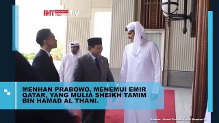 Menhan Prabowo, Menemui Emir Qatar, Yang Mulia Sheikh Tamir Bin Hamad Al Thani