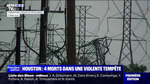 Texas: Houston balayée par une tempête violente, un premier bilan fait état d'au moins 4 morts