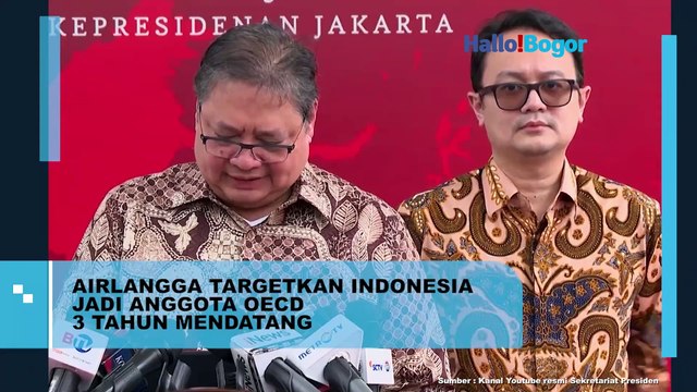 Indonesia Bidik Keanggotaan OECD dalam 3 Tahun, Airlangga Hartarto Optimis