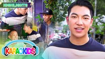 Darren roams around and shares blessings as part of the 'Random Act of Kindness' | Karaokids