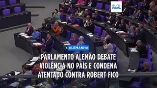 Parlamento alemão debate violência no país e condena ataque contra Robert Fico