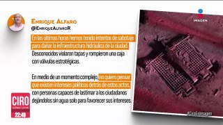 Enrique Alfaro acusa “intentos de sabotaje” a infraestructura hidráulica de Guadalajara