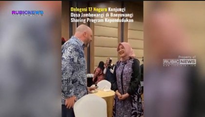 Belasan Delegasi dari 12 Negara dan Organisasi Internasional Kunjungi Kampung KB, Ini Harapan yang Disampaikan Bupati Ipuk Fiestiandani