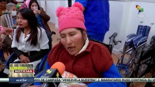 En Bolivia Ministerio de Salud ejecutó programa de ayuda para apoyar a las personas con discapacidad