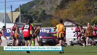 Highlights from DFA Round 5 match between South Burnie and Ridgley