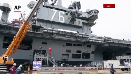ABD uçak gemisi, Japonya'dan ayrıldı