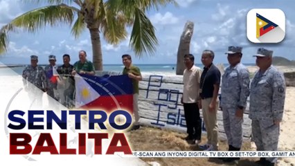 Ilang senador na nagpunta sa Pag-asa Island kahapon, nakaranas ng radio challenge ng China