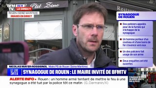 Synagogue de Rouen: Nicolas Mayer-Rossignol, maire PS de Rouen explique que 