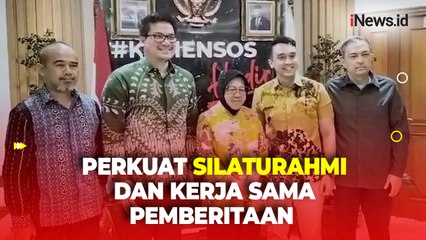 Perkuat Kerja Sama Pemberitaan, iNews Media Group Silaturahmi dengan Mensos Risma